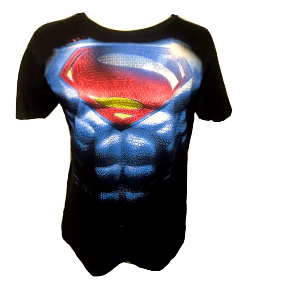 SUPERMAN DC Man Of Steel Six Pack Abs T Shirt